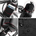 Miniatyrbillede 4 af 5: 1 sort vandflaskepose, universel cykelflaskeholder med mesh