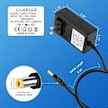 Miniatyrbilde 3 av 5: 12,6V Lader for Razor Power Core E90 Lader for Elektrisk Scooter Black Label 12,6V Barn Ride On MX125 Dirt Bike