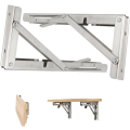 Miniatyrbillede 1 af 4: Foldbar Beslag, Sæt af 2 Stykker Rustfrit Stål Foldbar