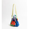 Miniatyrbild 2 av 4: Färgmatchande macaronmoln-väska design, tote bag, hopfällbar dopamin axelväska, messenger bag färg (Mini Blå)