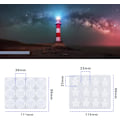 Miniatyrbild 2 av 5: 2 st 12 Stjärnteckenformar Runda Stjärnformade Formar för Zodiactecken