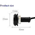 Miniatyrbillede 2 af 5: (Grøn) 10 stk. Super Bright 23mm Eagle Eye Light LED DRL Dagkørelys