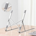 Miniatyrbilde 2 av 4: Bærbar PC-stativ Justerbar Foldbar Aluminium Skrivebord Bærbar Stativ Stativfeste For Nettbrett PC