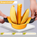 Pikkukuva 3 / 5: Ruostumattomasta teräksestä valmistettu mango-leikkuri, -kuorima ja -jakaja