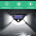 Miniatyrbild 3 av 4: Utomhus solcellslampa rörelsesensor【4-pack med 100 LED】 Vattentät