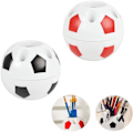 Miniatyrbillede 5 af 5: Kreativ Fodbold Penneholder Skrivebord 2 Stykker Multifunktionel Pen