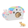 Miniatyrbild 1 av 5: Wishing wood hamsterhus, regnbågsgömställe för hamster