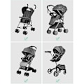 Miniatyrbilde 5 av 5: (2-pakning) Vogn krok, Yuccer 2 stykker barnevogn henger veskekrok for Yoyo barnevogn Universal barnevogn klips tilbehør