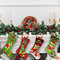 Miniatyrbilde 3 av 5: 4-pak Grinch Julegaver, 18 tommer Store Juler Strømper Julegave Grinchs Julepynt Grinches De