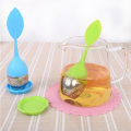 Miniatyrbillede 4 af 5: Te-infuser med underkop 100% fødevaresikker silikone te-filter &