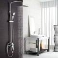 Miniatyrbillede 3 af 5: Kvadratisk Anti-Kalkskala Bruseshowerhoved 304 Rustfrit Stål Ultra-Tyndt