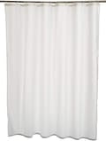 Polyester duschdraperi 180 x 200 cm Vit