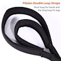 Miniatyrbillede 4 af 5: 2 Pak Pilates Dobbelt Loop Stropper til Reformer, Fitness