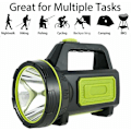 Miniatyrbilde 4 av 5: Ultra kraftig LED-lommelykt USB-oppladbar 13500 lumen 6000 mah med sidelys
