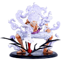 Pikkukuva 1 / 5: Luffy Action Figure, Gear 5 Luffy Animenukkehahmo PVC-hahmohahmo Leikkikokoelma Lahja Luova C