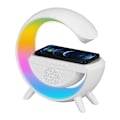 Miniatyrbild 1 av 5: 1 Styck Smart Bluetooth-högtalare Trådlös Laddare Sängbord Nattelampa