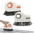 Miniatyrbilde 1 av 5: Groove Cleaning Brush Vindusbørster - 2 i 1 Multifunksjon Groove Rail Hurtigrengjøringsverktøy for Rengjøring av Vinduer for Kjøkken Bad Hjørner Mellomrom