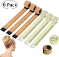 6 st hårstylingverktyg Hårband Bun Maker Set Hårtillbehör