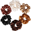 Pikkukuva 2 / 5: 6 kpl Hiussiteitä, Satiinihiussiteitä Scrunchie Hiussiteitä Köydet Scrunc