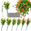 Miniatyrbild 2 av 5: 6 st UV-resistent konstgjorda blommor i plast för utomhusbruk