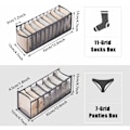Miniatyrbilde 2 av 5: 2 stk sammenleggbar skuffesorterer, undertøysoppbevaring, klær Dr
