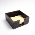 Miniatyrbillede 4 af 5: 1 stk. (Sort) PU Læder Kvadratisk Serviet Holder - Cocktail