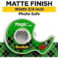 Pikkukuva 2 / 5: Scotch Magic Tape, Näkymätön, Koti- ja Toimistotarvikkeet sekä Takaisin Kouluun -tarvikkeet Yliopistoille ja Luokkahuoneille, 6 Rullaa