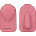 Miniatyrbillede 1 af 5: 1 Stk (Pink) Læder Solbriller Holder til Bil, Bilsolbriller