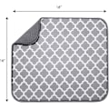 Miniatyrbild 2 av 5: 2-pack Mikrofiber Torkmatta för Diskställ, Absorberande Torkmatta