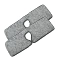 Miniatyrbild 3 av 5: Grå Kran Absorberande Pad Sänka Basin Splash Pad 2-pack