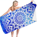 Miniatyrbilde 1 av 5: Oversized Mikrofiber Strandhåndkle, Ekstra Stor 160 x 80cm, Boho