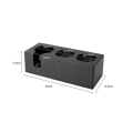 Miniatyrbilde 2 av 5: 1 stk (Svart) Tamperstasjon Sklisikker Espresso Tamper Stativ Sterk