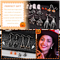 Miniatyrbillede 5 af 5: 12 Par Halloween Thanksgiving Efterår Jul Tema Øreringe Sæt Ferie Øreringe Halloween Stud Øreringe Sæt Spid