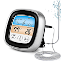 Miniatyrbild 2 av 5: 1 kötttermometer, digital kötttermometer med realtidsavläsning