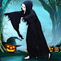 Miniatyrbillede 2 af 5: Barn Scream Kostume med Maske Ghostface Kostume til højde 185cm