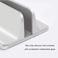 Miniatyrbild 3 av 5: Vertikalt Laptopställ, Vertikalt Stativ för Skrivbord med Justerbar Dockstorlek, Laptopställ Kompatibelt med Alla