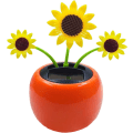 Miniatyrbild 1 av 3: 1 solcellsdriven dansande blomma, solcellsdriven dansande solros