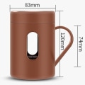 Miniatyrbillede 2 af 5: 1 stk (Pink) Selvomrørende Kaffe Kop Smart Varmedrik Mixer