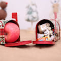 Miniatyrbilde 4 av 5: 1 stk Julepostkasse, Tinn Brevkasse, Brevkasse, Kakeboks