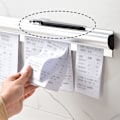 Pikkukuva 5 / 5: 1 tilauspidike tilausten, tarrojen tai paperin säilytykseen (30 cm, mukana ruuvit ja 3M-tarrat)