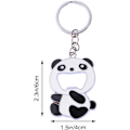 Miniatyrbillede 2 af 5: 1 Panda nøglering, charmerende flaskeåbner, multifunktionel nøglering