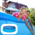 Miniatyrbillede 5 af 5: 1 stk. 10 fod Rundt Swimmingpool Dæksel Nem Installation Ramme Pool Rund