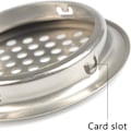 Miniatyrbillede 5 af 5: 20 stk. 53mm Ventilationsgitter RUSTFRIT STÅL Rundt Net