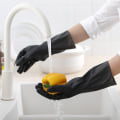Miniatyrbild 5 av 5: 3 Par Dishwashing-Handskar, Återanvändbara Latex Rengöringshandskar för