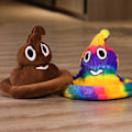 Miniatyrbillede 5 af 5: Enkelt stykke (brun farve, ca. 25*30cm) sjov og sød ins poop