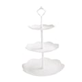 Miniatyrbild 1 av 5: 1 stycke (vit, rund) Plast Cupcake Stativ, Kakdisplay
