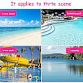 Miniatyrbillede 4 af 5: Vand Sjov Lounger, Flydende Seng (Pink), Swimmingpool, Strand