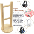 Miniatyrbillede 4 af 5: 1 stk. beslag display hylde massiv træ headset universal
