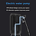 Miniatyrbild 3 av 5: Vattenflaskepumpautomat 5 Gallon Vattenflaskedispenser Usb Laddning Automatisk Dricksvattenpump Bärbar Elektrisk Vattenpump För 5 Gallon Flaska Integrat