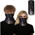 Miniatyrbillede 4 af 4: Sæt med 3 digitalt printede bandanaer til mænd og kvinder Halsdækning